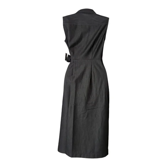 NWT Women's Worthington Wraparound Black Dress SZ XS - Picture 4 of 5
